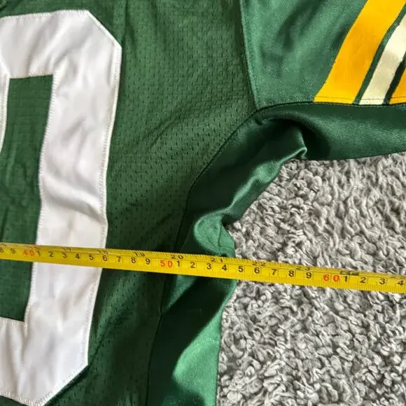 100% Authentic Reebok 2005 AJ Hawk NFL Green Bay Packers Mens 46 M Green Jersey